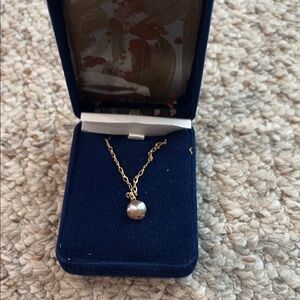 Elegant Gold chain, light pink Pearl Necklace